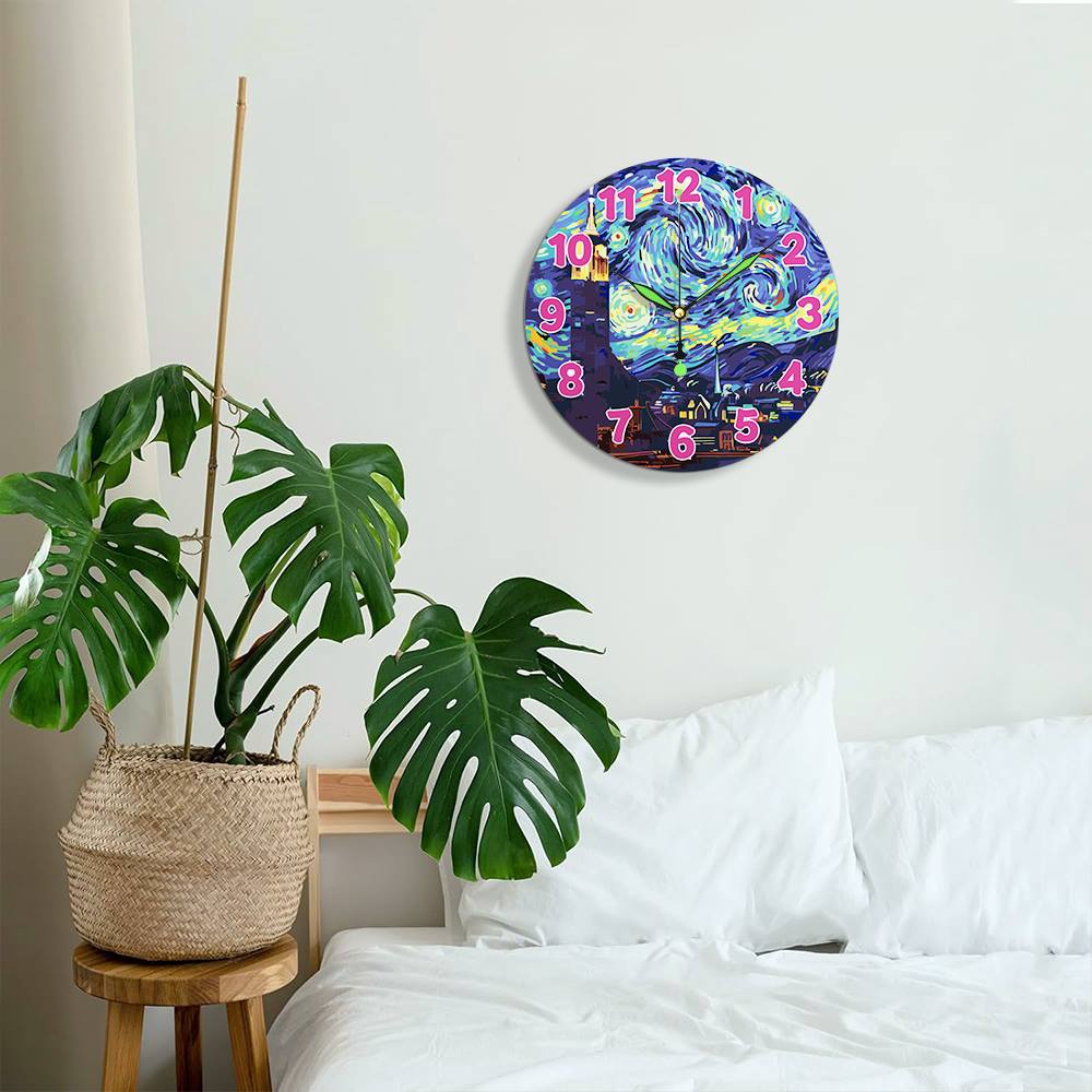 Starry Night (Paint by Numbers Clock)