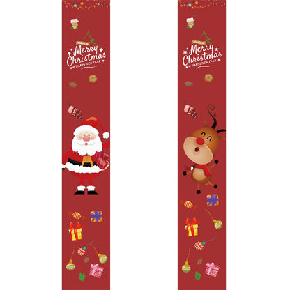 Santa and Christmas Gifts (Paint by Numbers Door Banners)