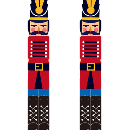 Red and Blue Nutcrackers (Paint by Numbers Door Banners)