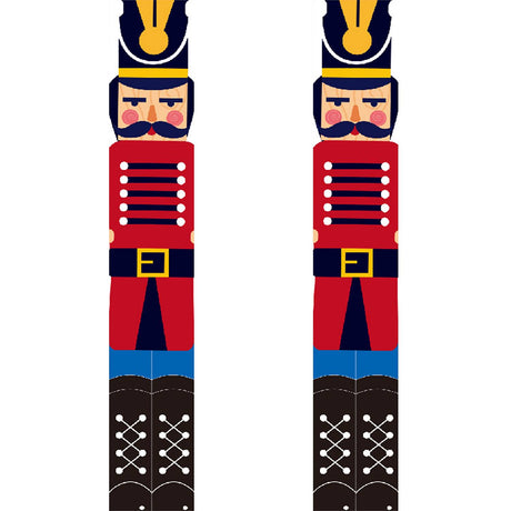 Red and Blue Nutcrackers (Paint by Numbers Door Banners)