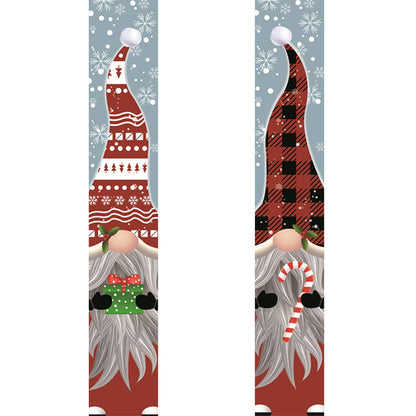 Plaid Christmas Gnomes (Paint by Numbers Door Banners)