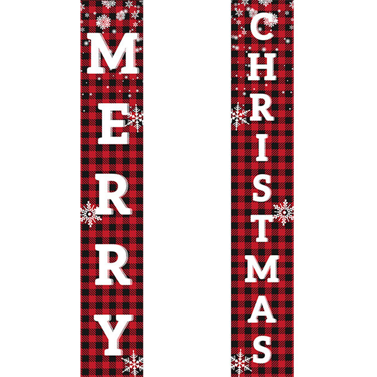 Red and Black Christmas (Paint by Numbers Door Banners)