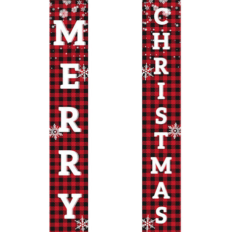 Red and Black Christmas (Paint by Numbers Door Banners)