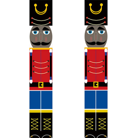 Red Jacket Nutcrackers (Paint by Numbers Door Banners)