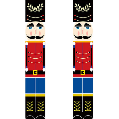 Blue Trousers Nutcrackers (Paint by Numbers Door Banners)