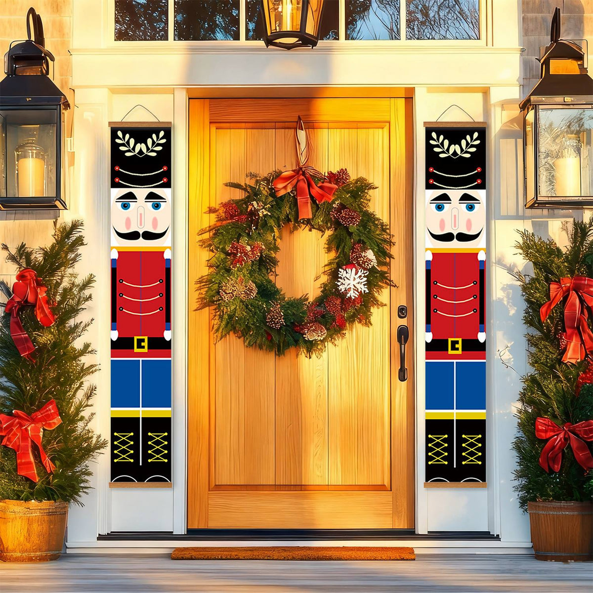 Blue Trousers Nutcrackers (Paint by Numbers Door Banners)