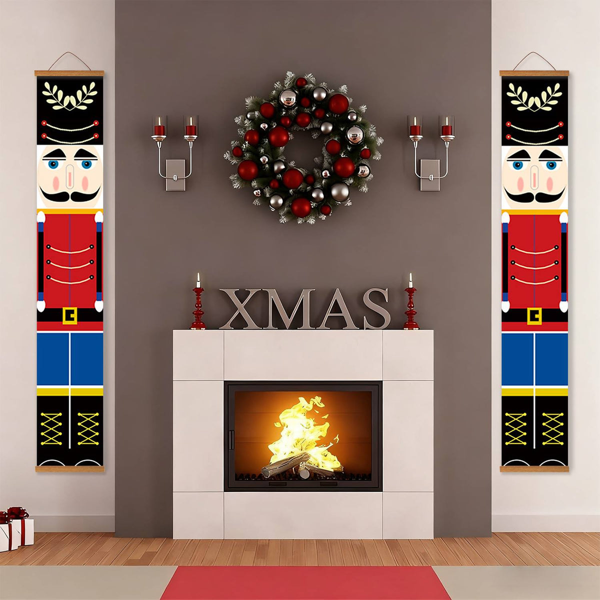 Blue Trousers Nutcrackers (Paint by Numbers Door Banners)