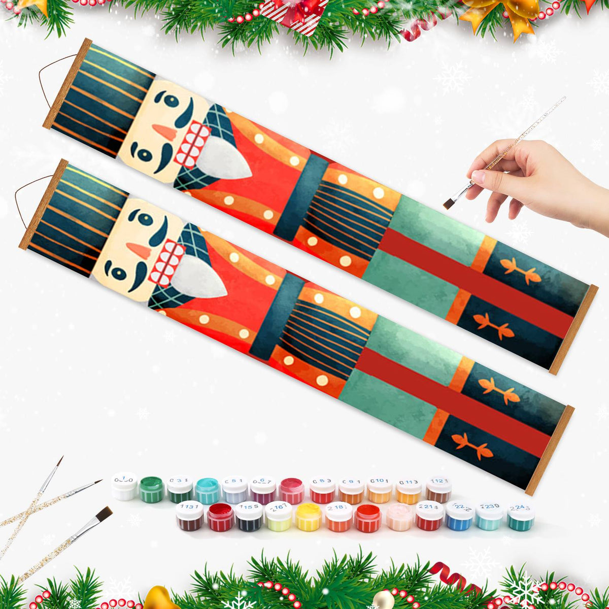 Vintage Nutcrackers (Paint by Numbers Door Banners)