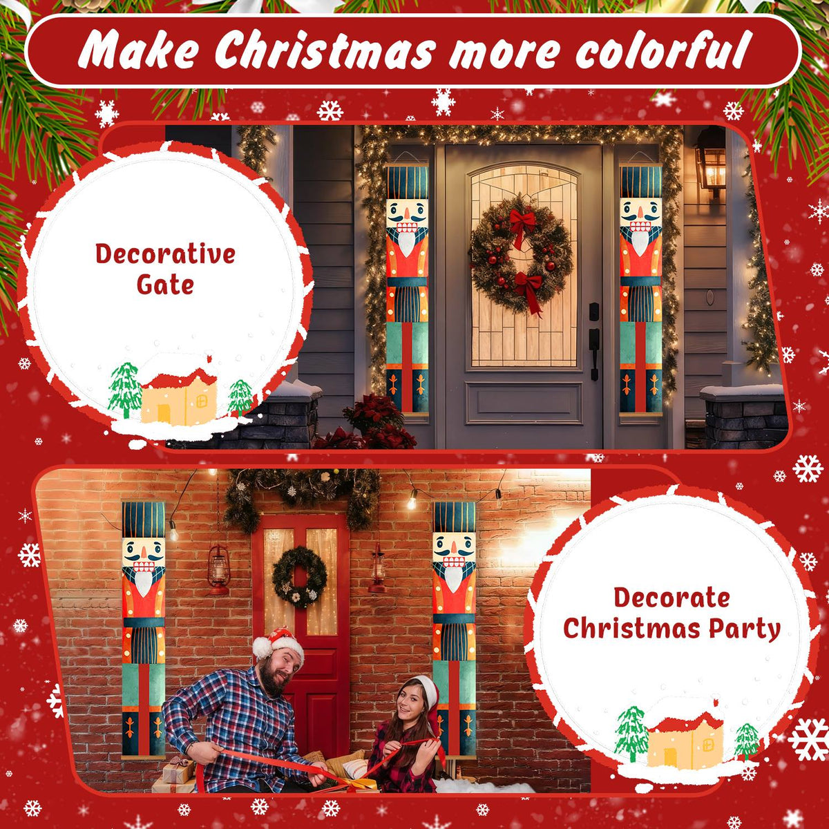 Vintage Nutcrackers (Paint by Numbers Door Banners)