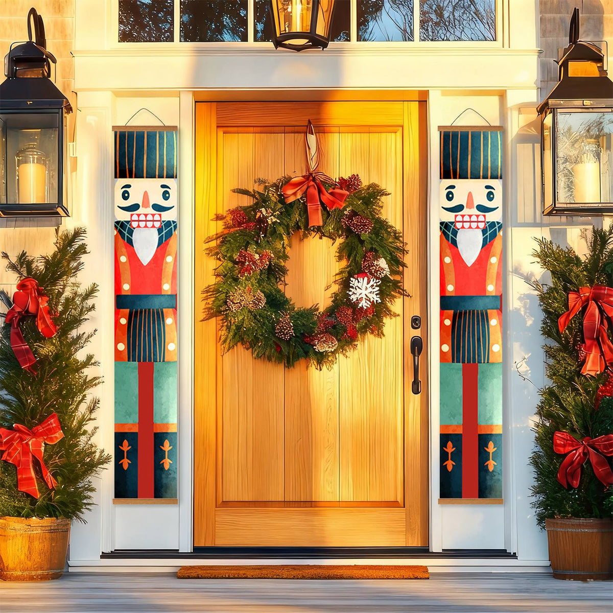 Vintage Nutcrackers (Paint by Numbers Door Banners)