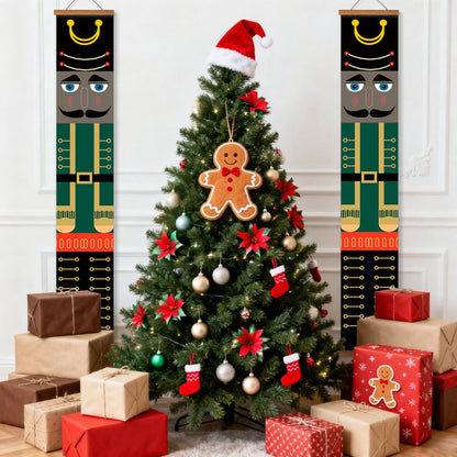 Green Jacket Nutcrackers (Paint by Numbers Door Banners)