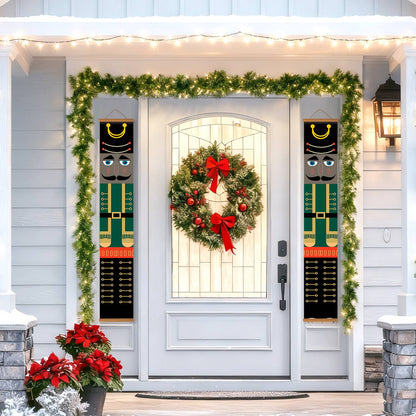 Green Jacket Nutcrackers (Paint by Numbers Door Banners)
