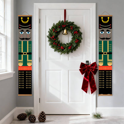Green Jacket Nutcrackers (Paint by Numbers Door Banners)
