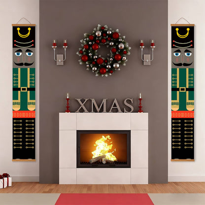 Green Jacket Nutcrackers (Paint by Numbers Door Banners)