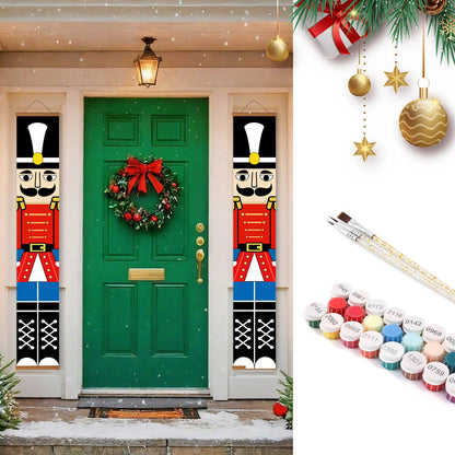 Black Hat Nutcrackers (Paint by Numbers Door Banners)
