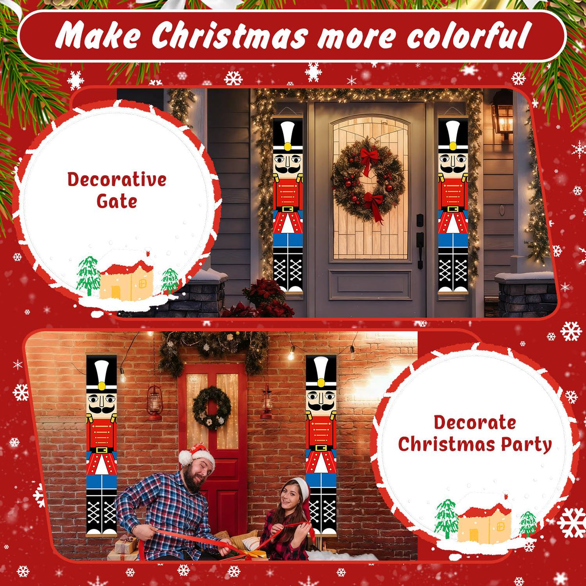 Black Hat Nutcrackers (Paint by Numbers Door Banners)