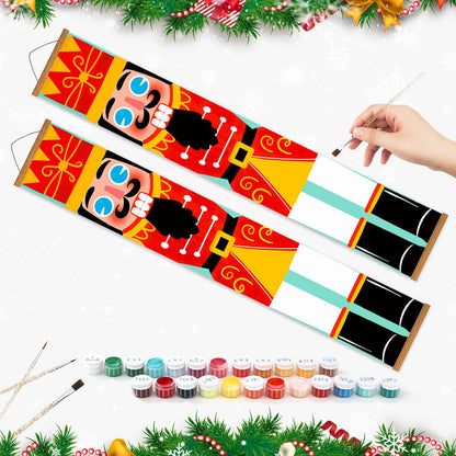 Crowned Nutcrackers (Paint by Numbers Door Banners)
