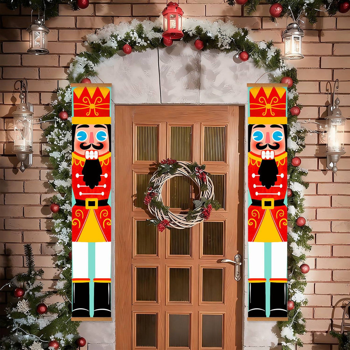 Crowned Nutcrackers (Paint by Numbers Door Banners)