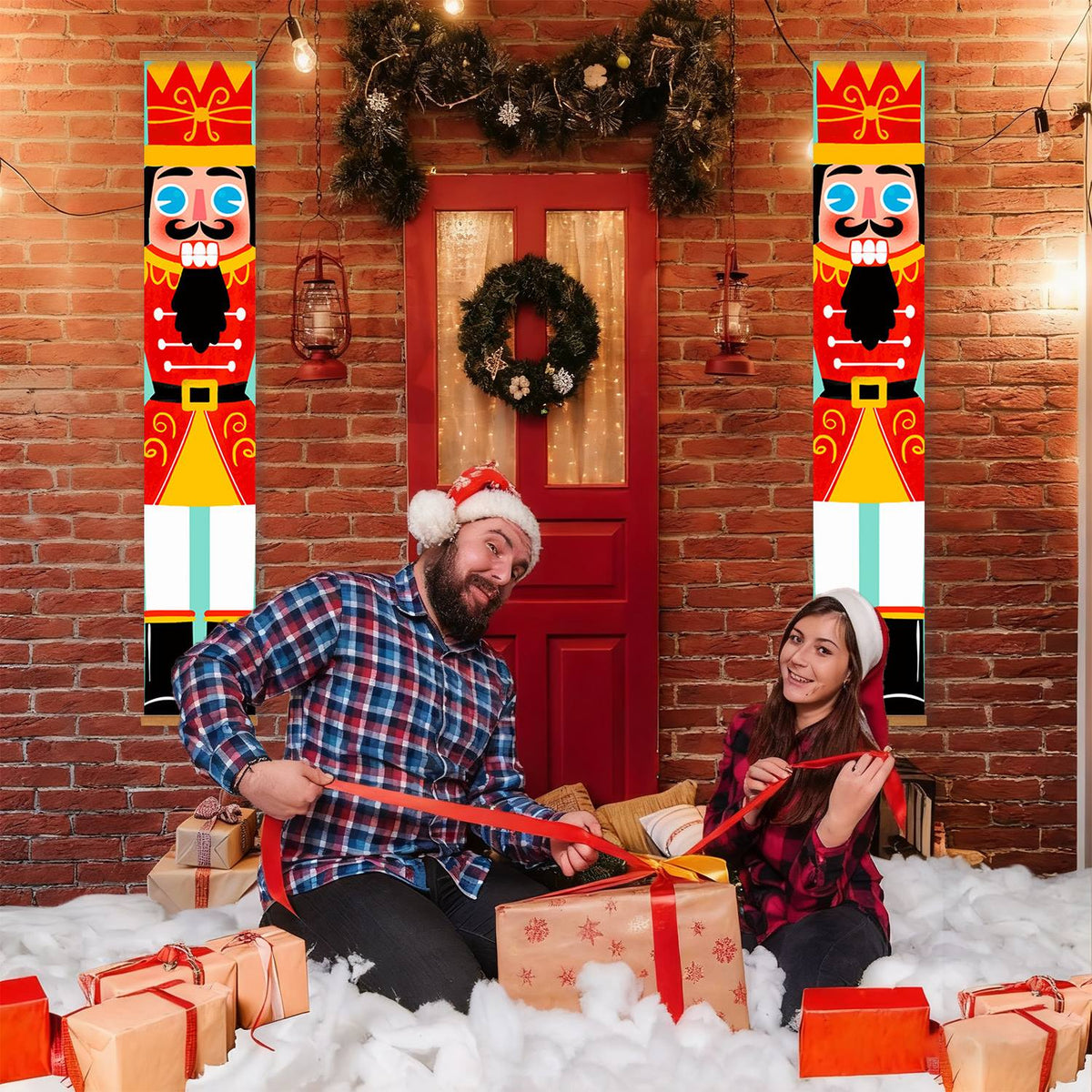 Crowned Nutcrackers (Paint by Numbers Door Banners)
