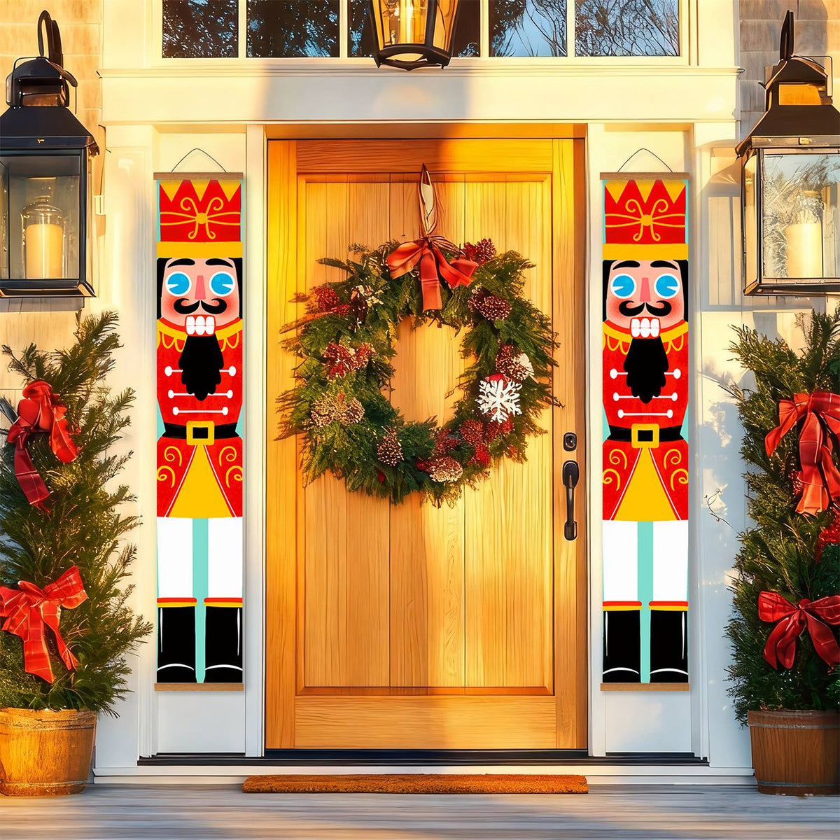 Crowned Nutcrackers (Paint by Numbers Door Banners)