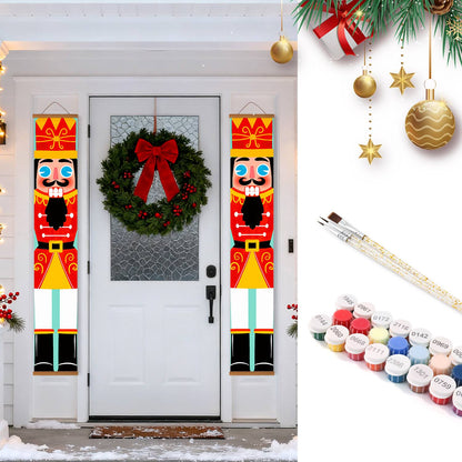 Crowned Nutcrackers (Paint by Numbers Door Banners)