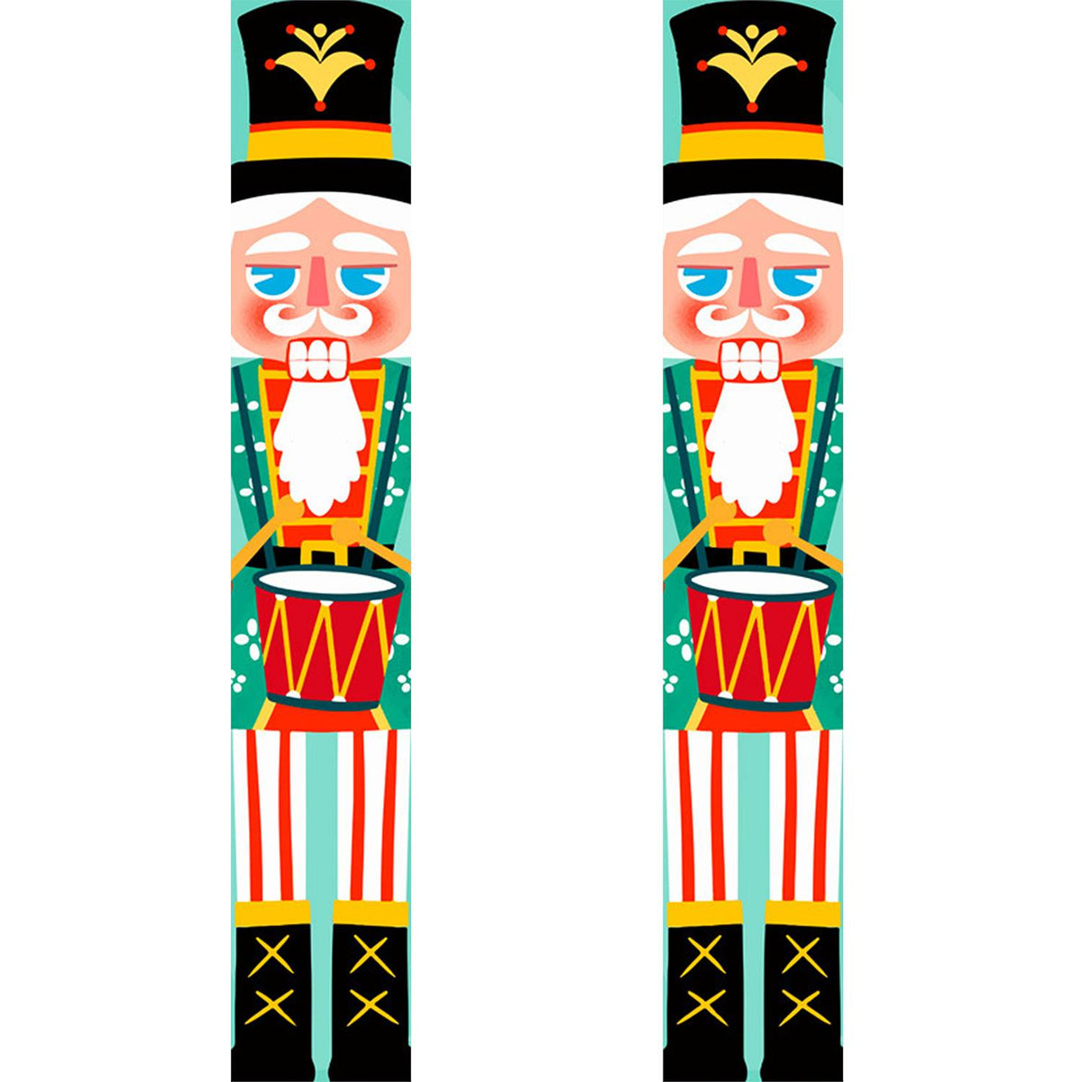 Drummer Nutcrackers (Paint by Numbers Door Banners)