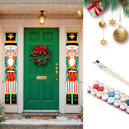 Drummer Nutcrackers (Paint by Numbers Door Banners)