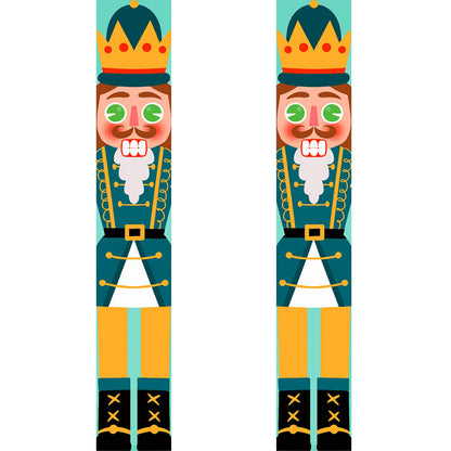 Green and Gold Nutcrackers (Paint by Numbers Door Banners)