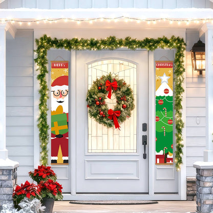 Santa Bearing Gifts (Paint by Numbers Door Banners)