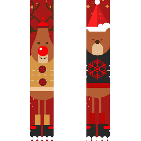 Reindeer Winter Celebration (Paint by Numbers Door Banners)