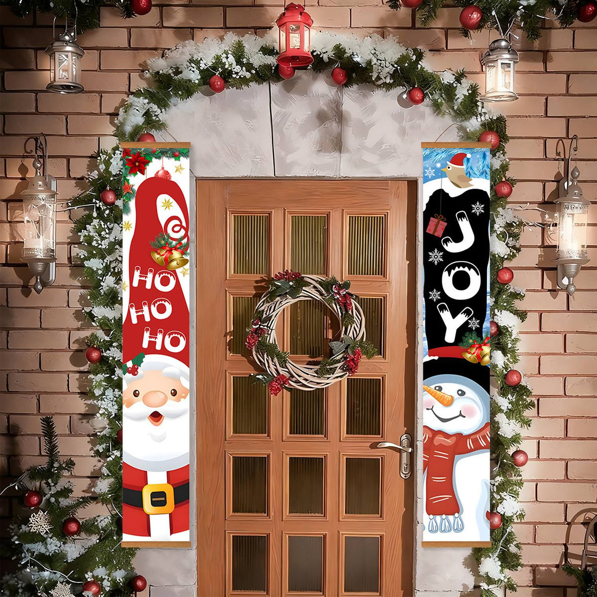 Ho Ho Ho and Joy (Paint by Numbers Door Banners)