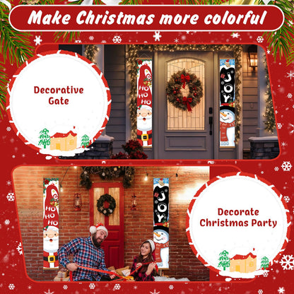 Ho Ho Ho and Joy (Paint by Numbers Door Banners)