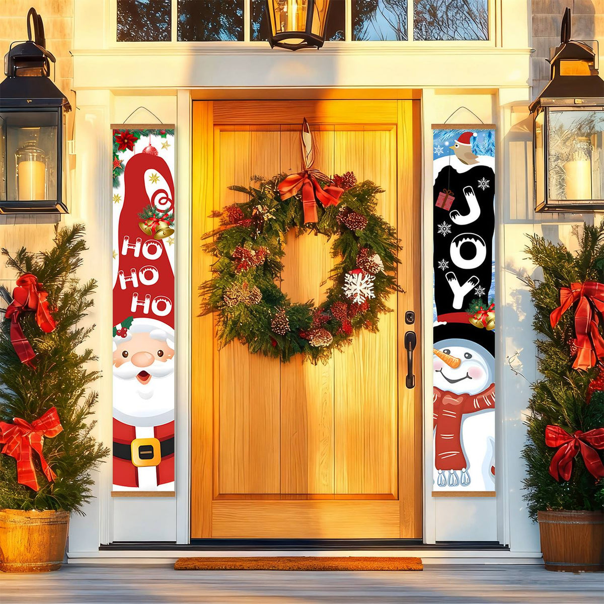 Ho Ho Ho and Joy (Paint by Numbers Door Banners)