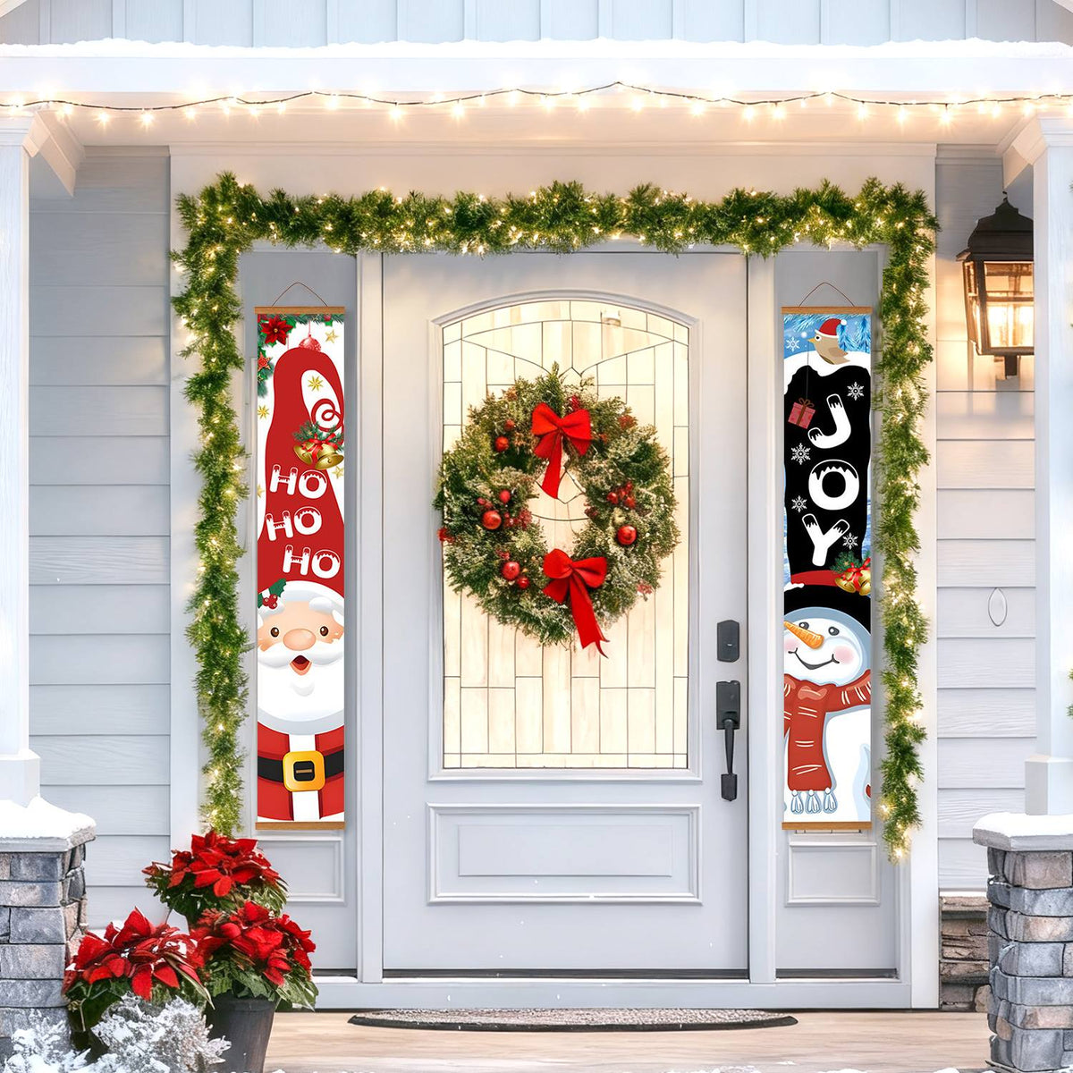 Ho Ho Ho and Joy (Paint by Numbers Door Banners)