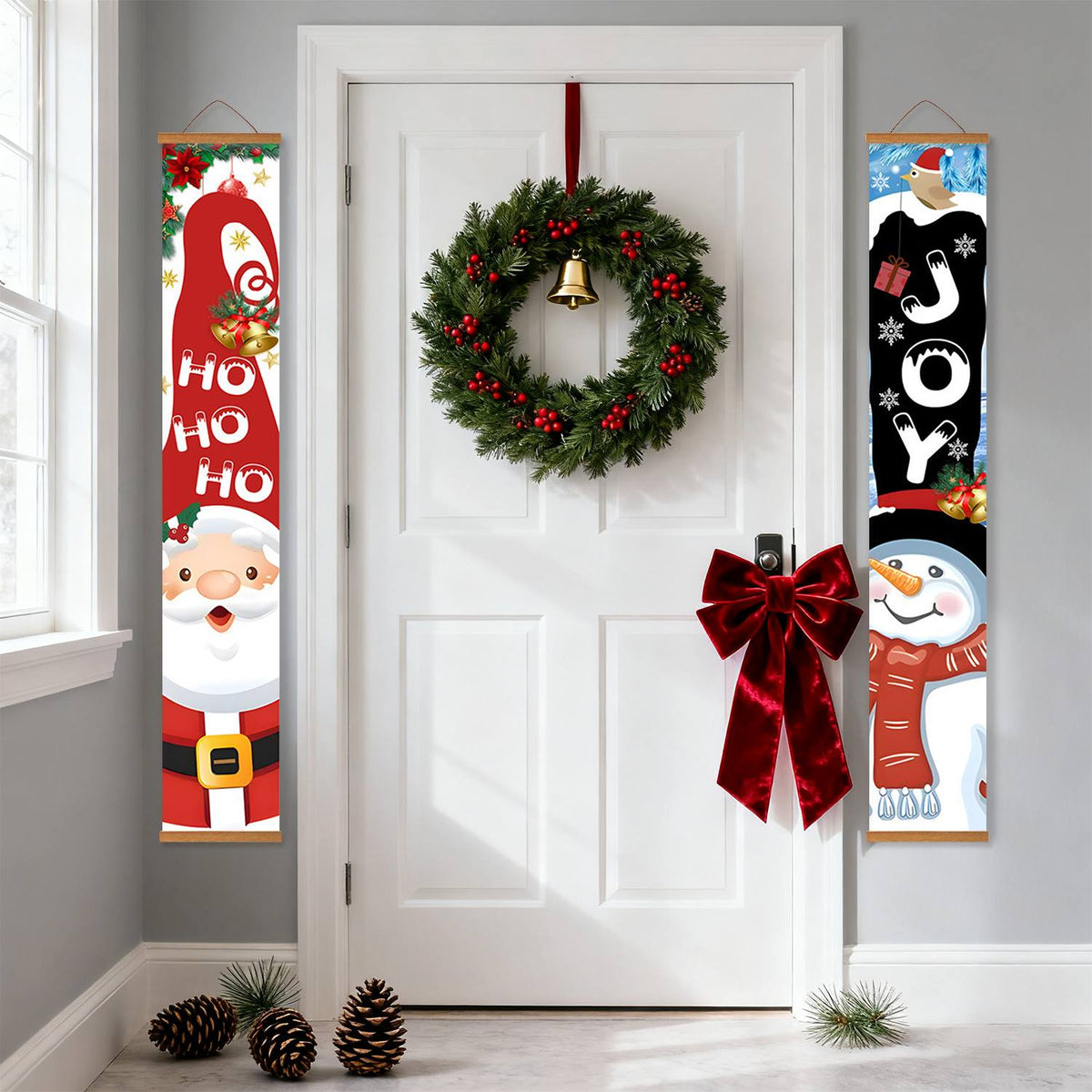 Ho Ho Ho and Joy (Paint by Numbers Door Banners)