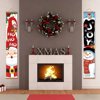 Ho Ho Ho and Joy (Paint by Numbers Door Banners)