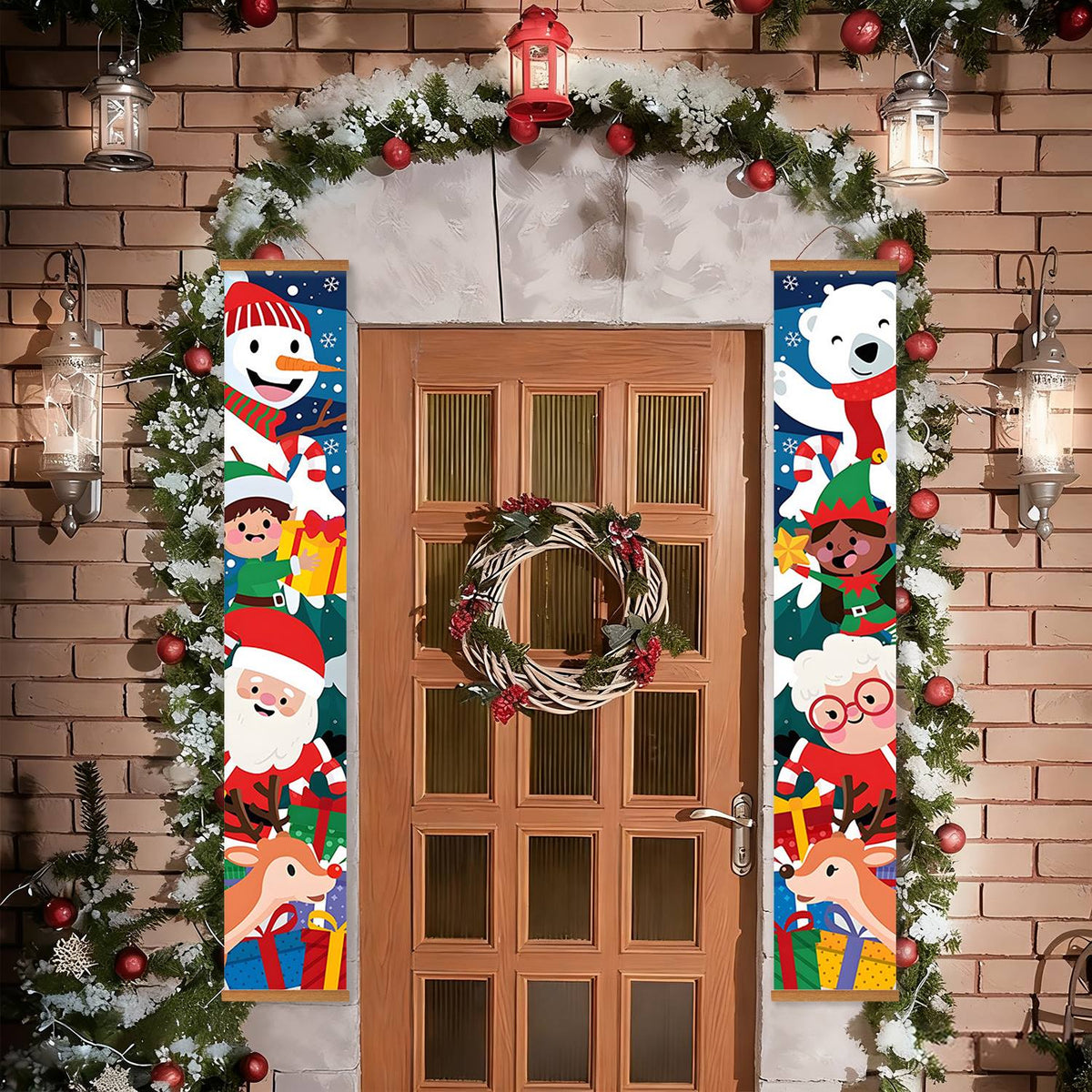 Christmas Character Party (Paint by Numbers Door Banners)