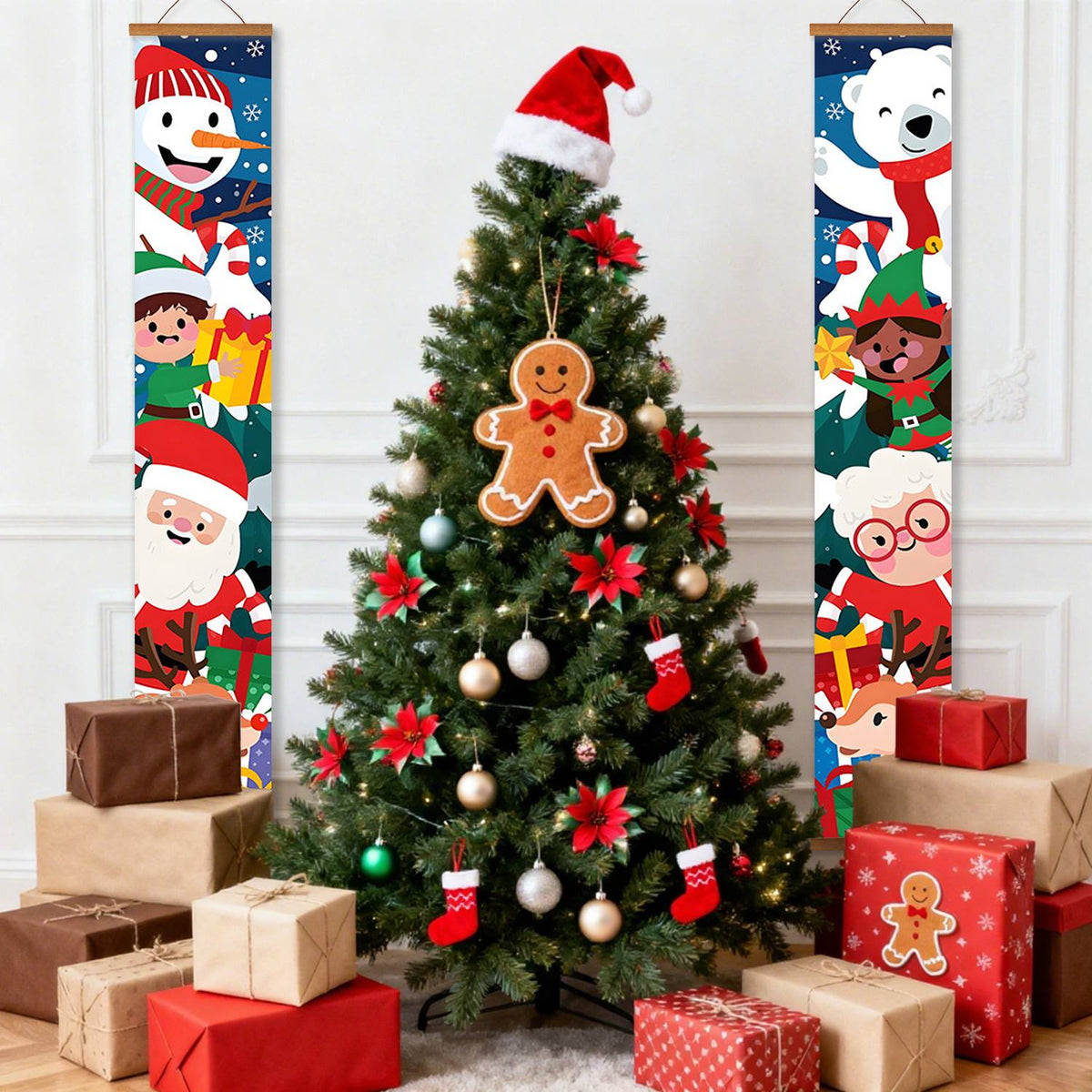 Christmas Character Party (Paint by Numbers Door Banners)