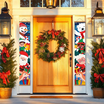 Christmas Character Party (Paint by Numbers Door Banners)