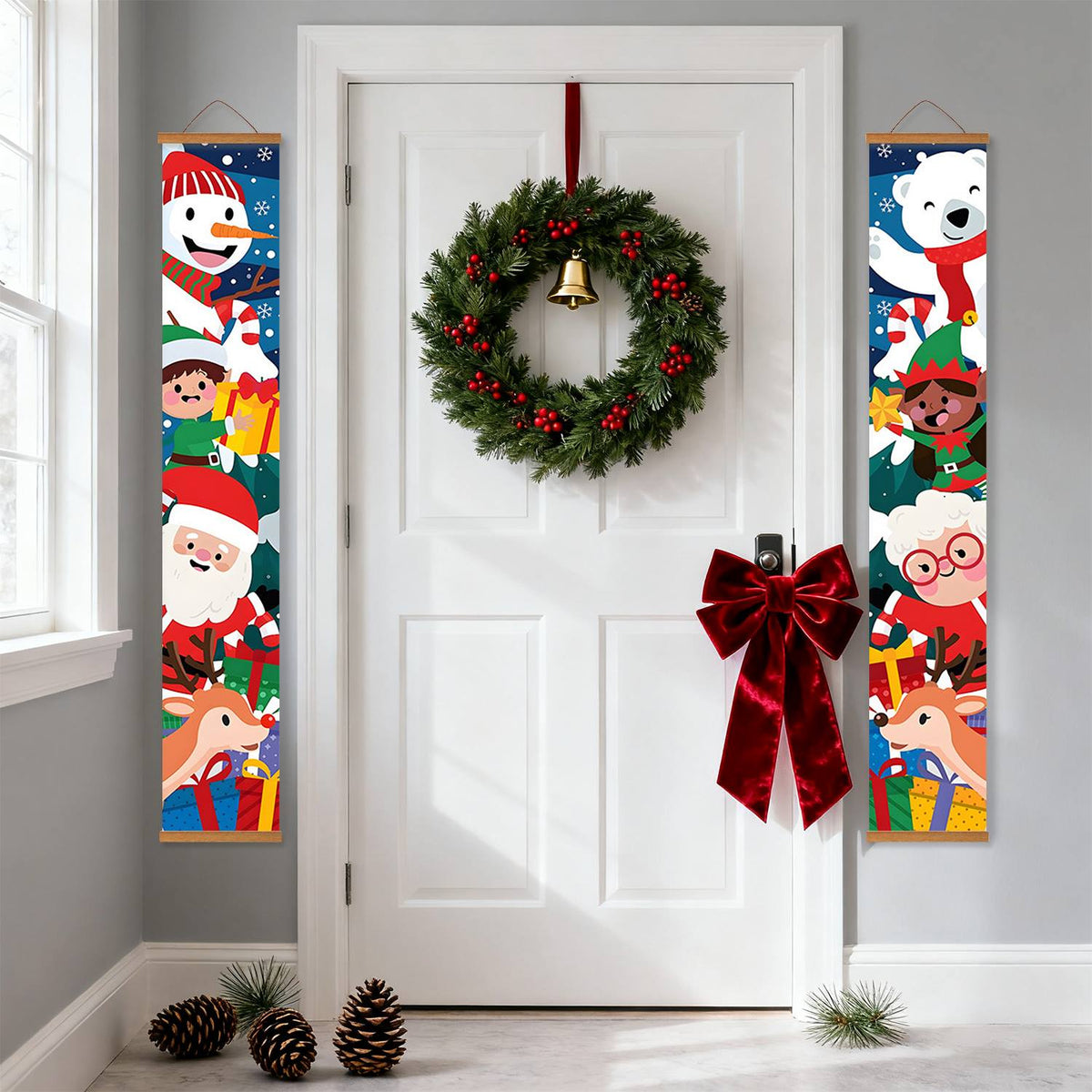 Christmas Character Party (Paint by Numbers Door Banners)