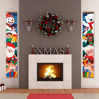 Christmas Character Party (Paint by Numbers Door Banners)
