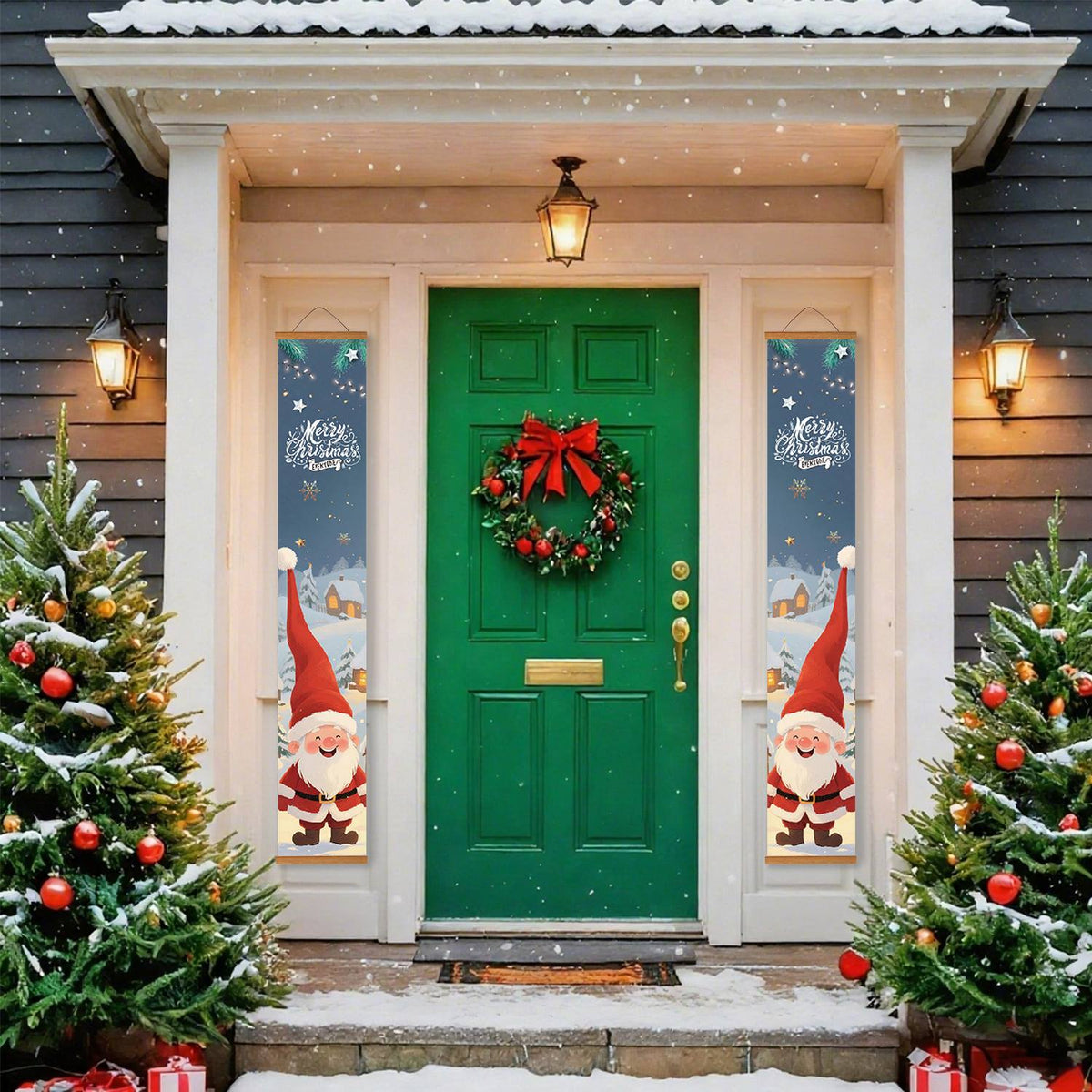 Winter Gnome Santa (Paint by Numbers Door Banners)