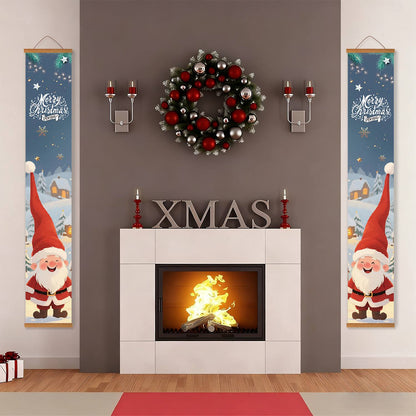 Winter Gnome Santa (Paint by Numbers Door Banners)