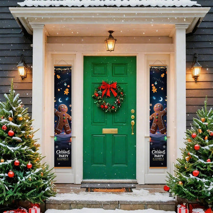 Gingerbread Christmas Party (Paint by Numbers Door Banners)