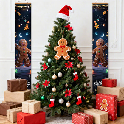 Gingerbread Christmas Party (Paint by Numbers Door Banners)