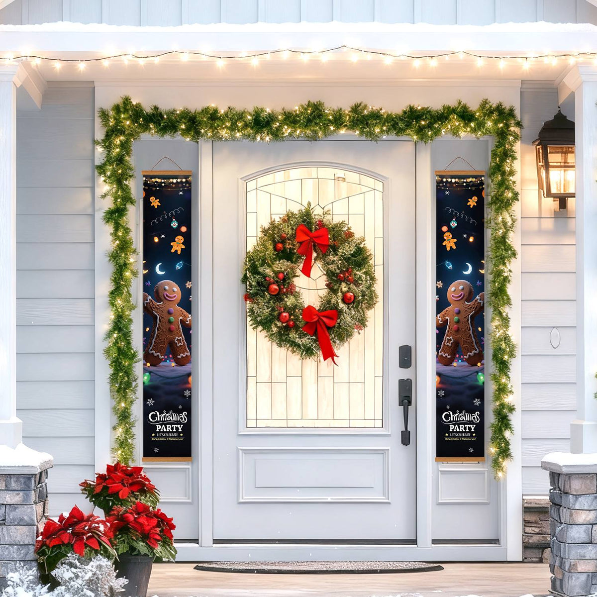 Gingerbread Christmas Party (Paint by Numbers Door Banners)