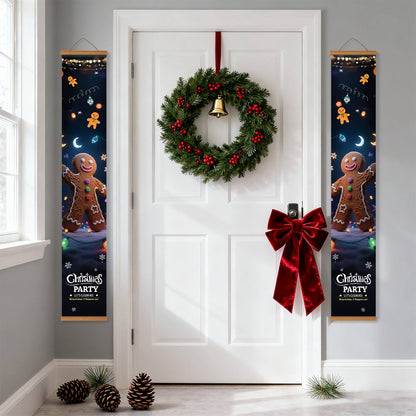 Gingerbread Christmas Party (Paint by Numbers Door Banners)