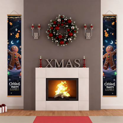 Gingerbread Christmas Party (Paint by Numbers Door Banners)