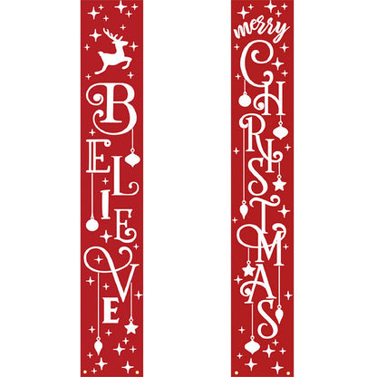 Believe in Christmas (Paint by Numbers Door Banners)