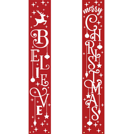 Believe in Christmas (Paint by Numbers Door Banners)